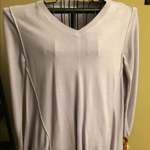 Light Purple V-neck Sweater